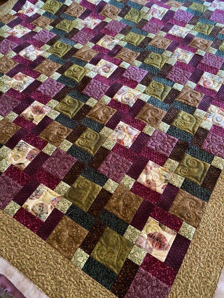 Quilt for Jaicelyn, hidden 9 patch